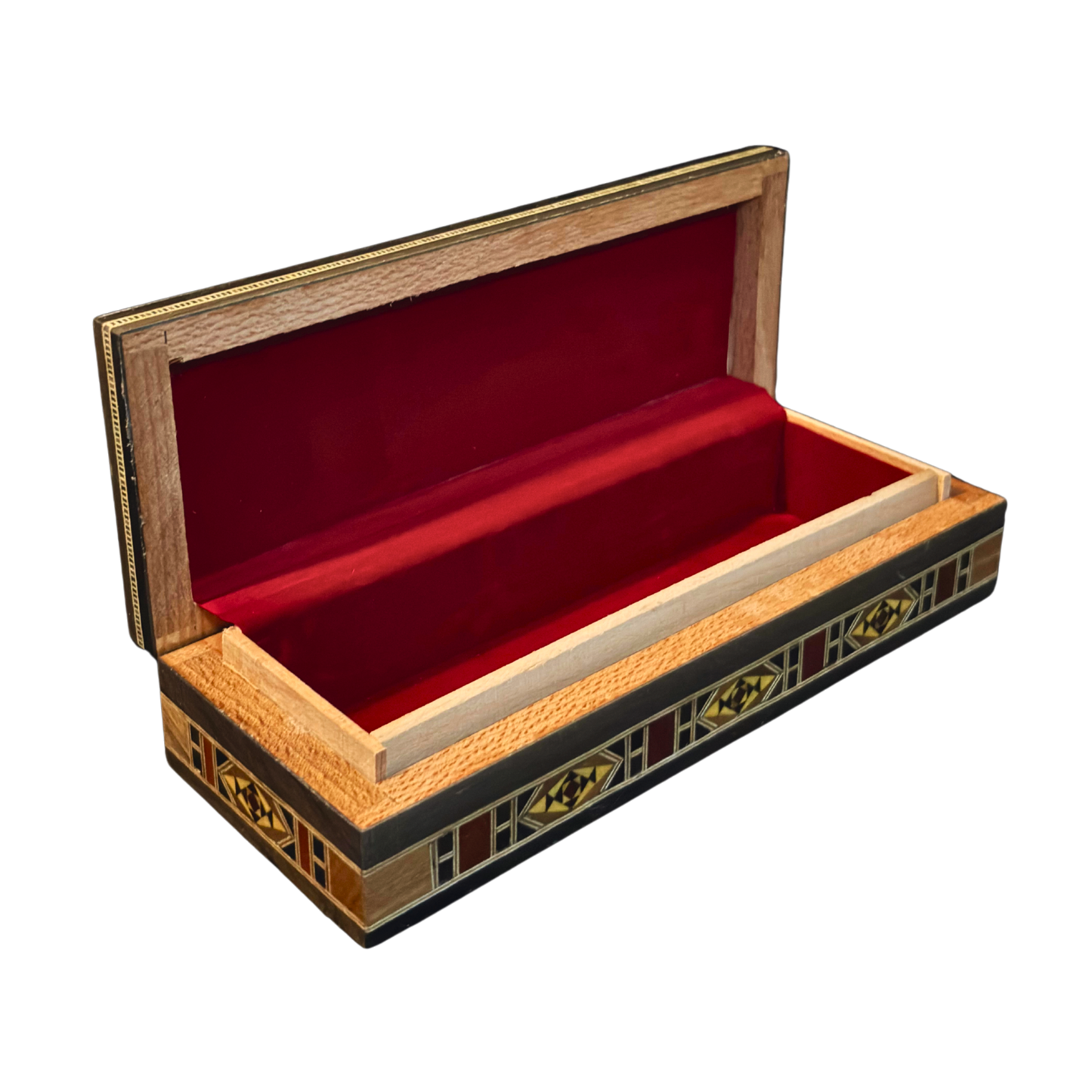 Boîte Damasquinée pour Bijoux, Stylos et Chapelet – Fait Main avec Nacre