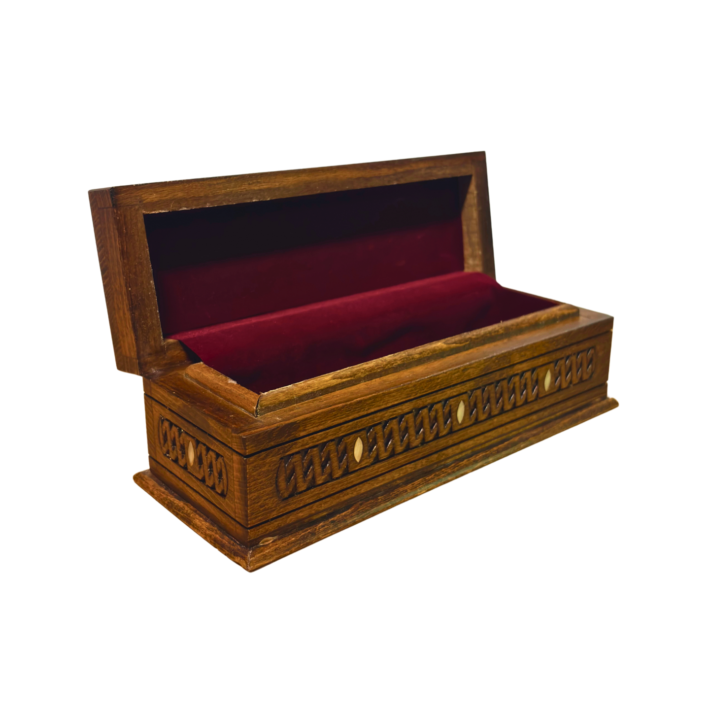 Boîte de Luxe Sculptée à la Main – Nacre & Velours