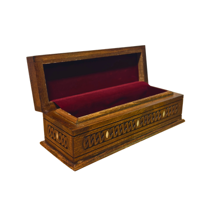 Boîte de Luxe Sculptée à la Main – Nacre & Velours