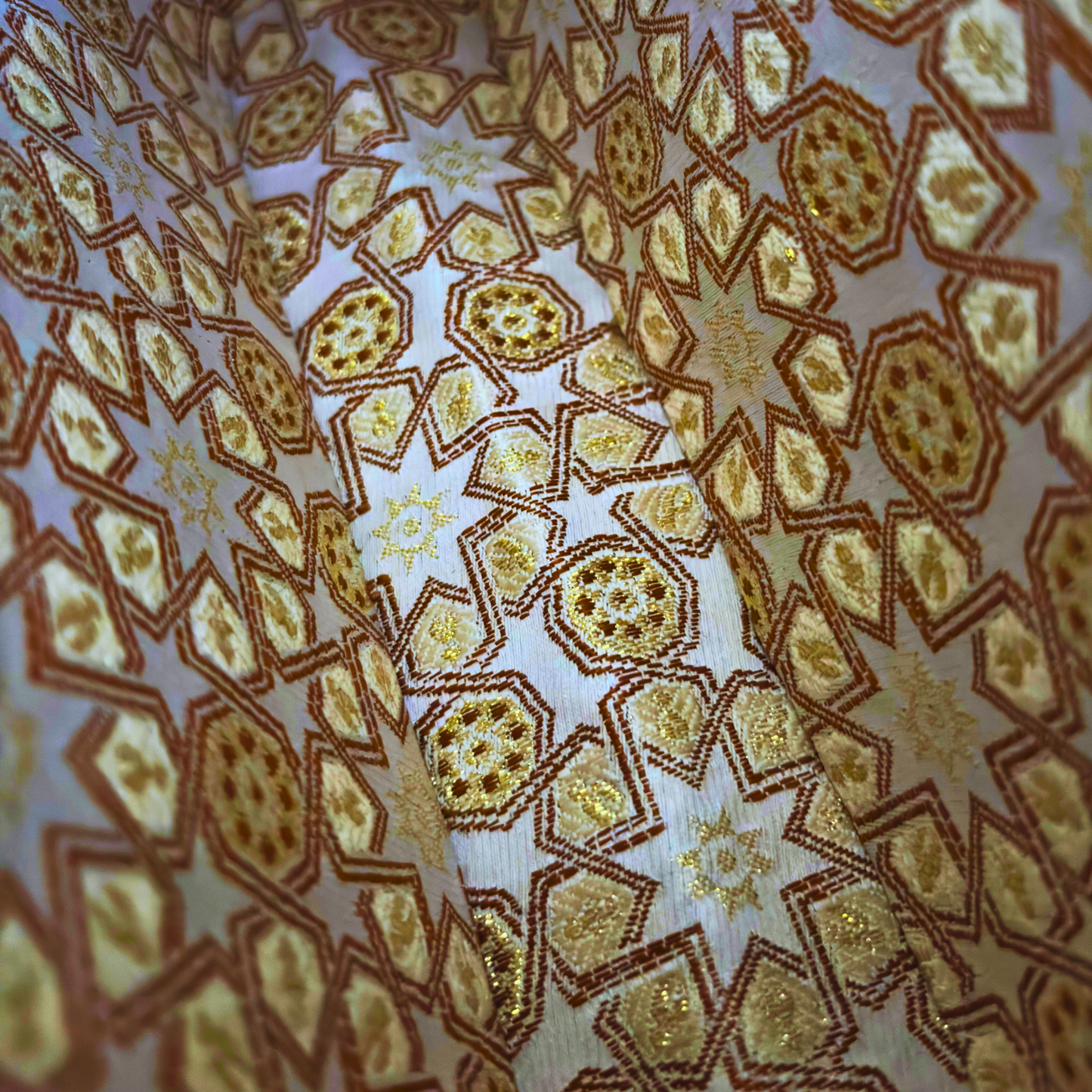 Falak – Pochette Damasquine de Luxe avec Nacre & Doublure en Brocart