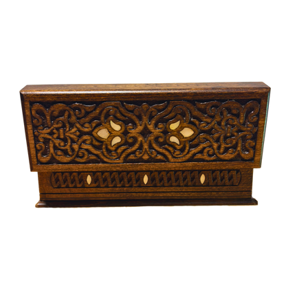 Boîte de Luxe Sculptée à la Main – Nacre & Velours