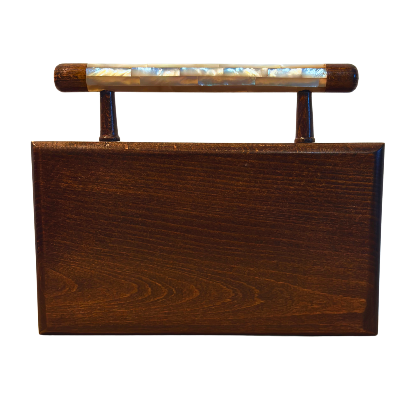 Yasmine – Pochette Damasquine de Luxe avec Nacre & Doublure Brocart