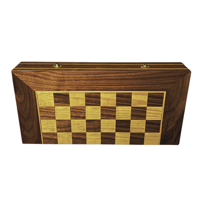 Table Damasquinée d’Échecs et de Backgammon Faite à la Main par Gaby Al Dayeh – Design Classique