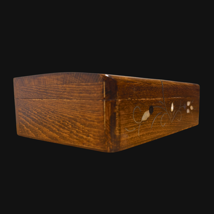 Handcrafted Damascene Luxury Box – Mother of Pearl & Velvet Elegance