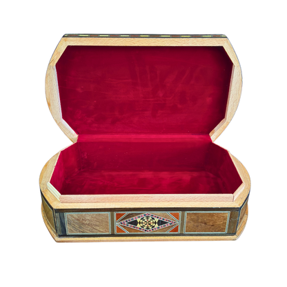 Élégante Boîte en Mosaïque Artisanale de Damas – Art & Velours