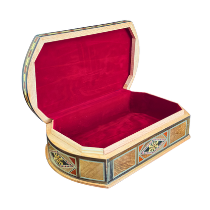 Élégante Boîte en Mosaïque Artisanale de Damas – Art & Velours