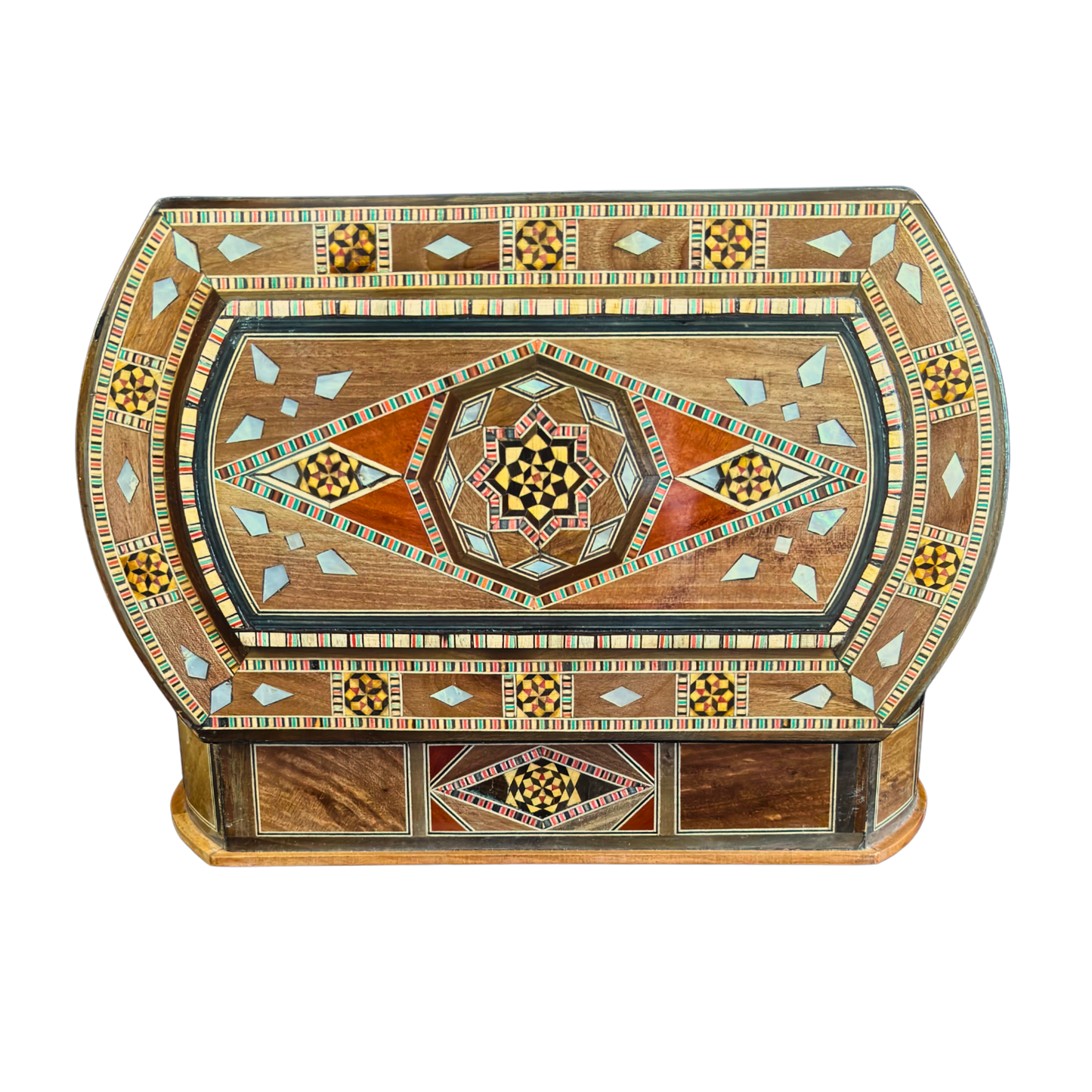 Élégante Boîte en Mosaïque Artisanale de Damas – Art & Velours