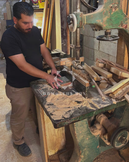 Scatola Damascena per Gioielli – Fatto a Mano con Madreperla in Tonalità Terracotta