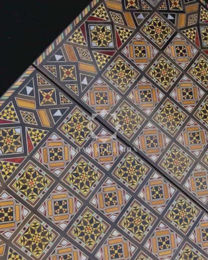 Jeu d’Échecs et de Backgammon de Luxe – Art Damascène & Nacre
